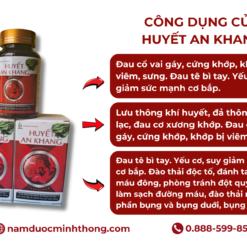Chữa xương Khớp với Bộ Đôi Thần Thánh Huyết An Khang với Balm Thảo Mộc